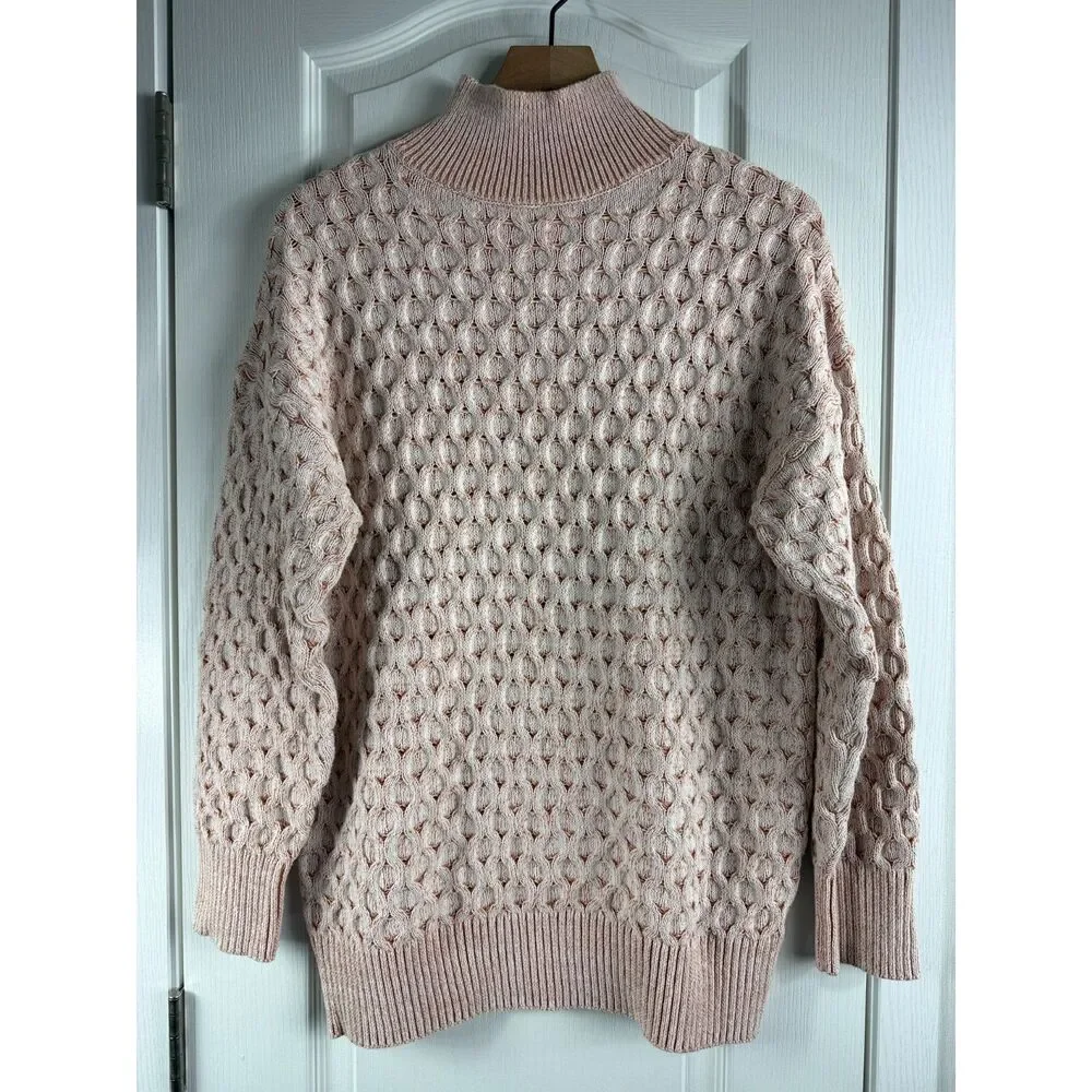 Knox Rose Women's Mock Neck Knit Sweater Size M Medium